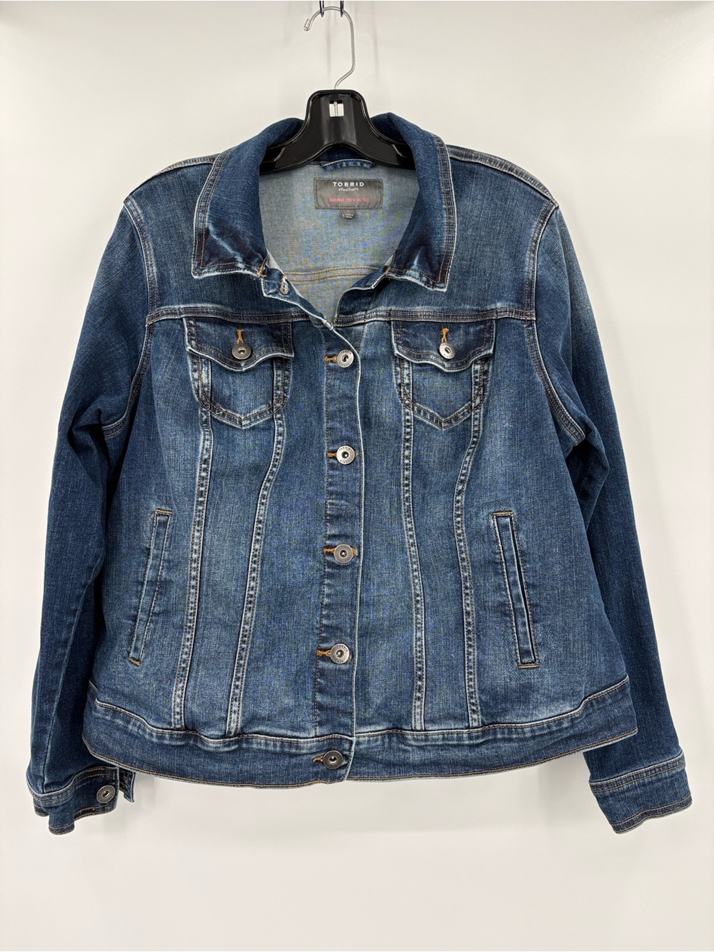 Torrid Classic Blue 4-Pocket Denim Jacket - Women Size 18-20